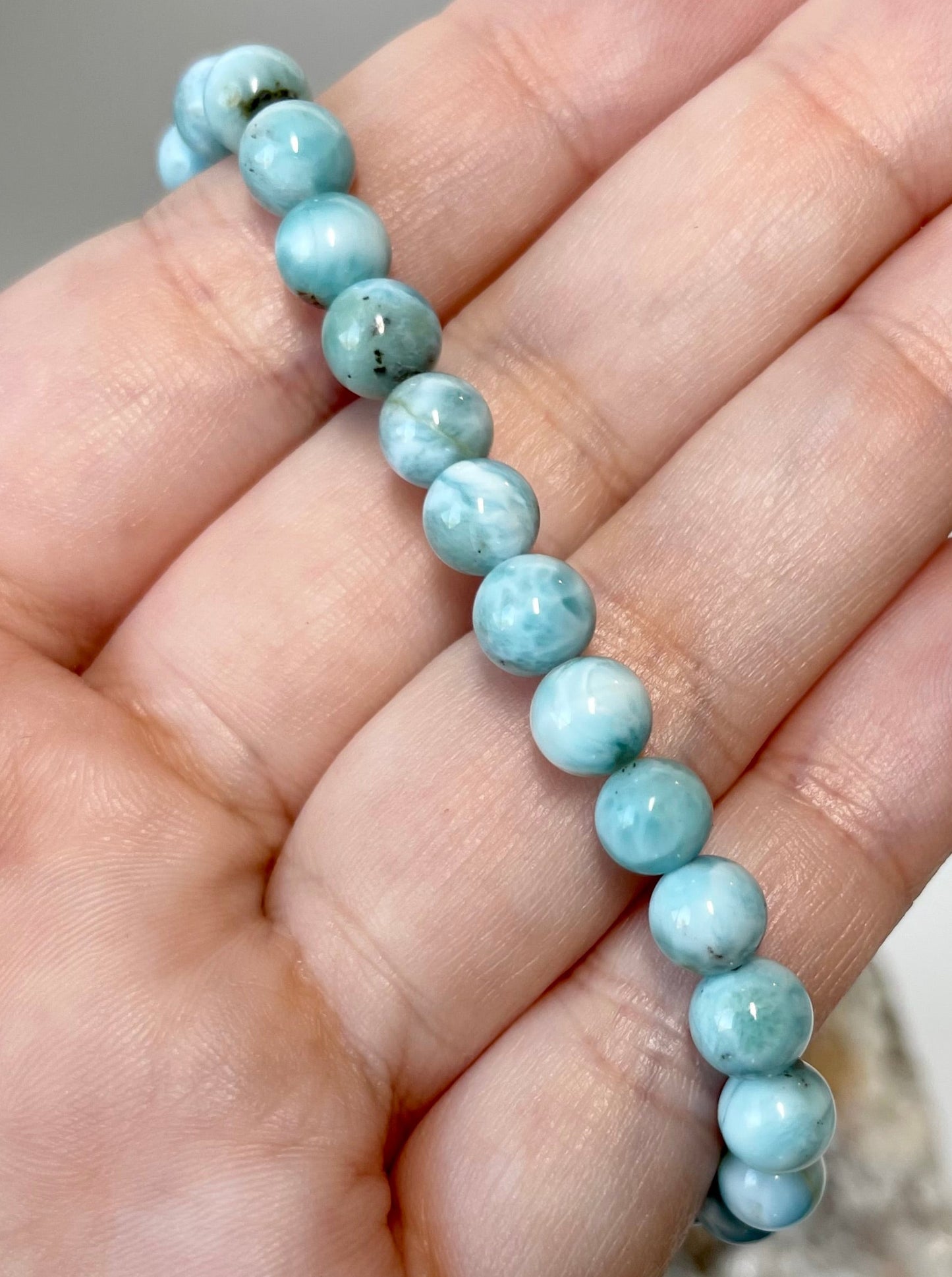 6mm Larimar Bracelet