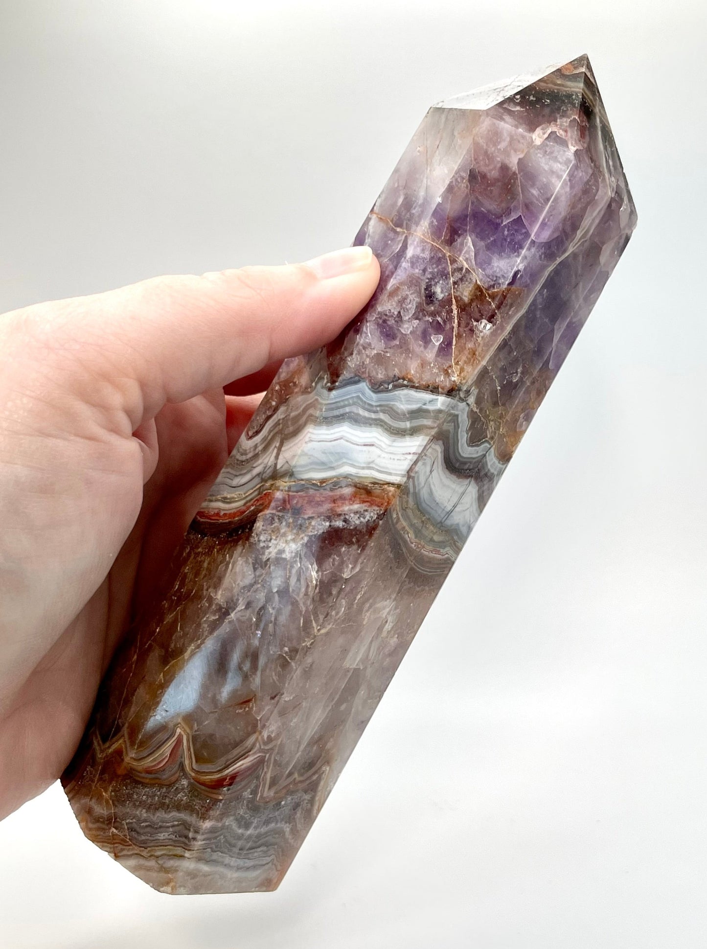 Crazy Lace with Amethyst Tower