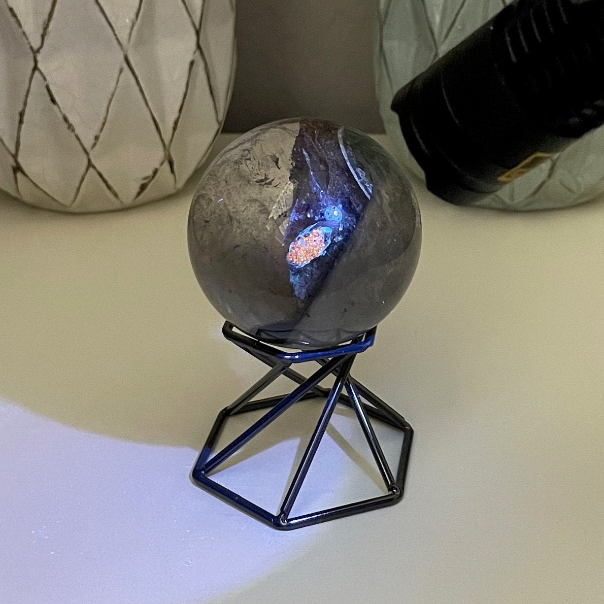 Medium Garden Quartz/Lodolite Sphere