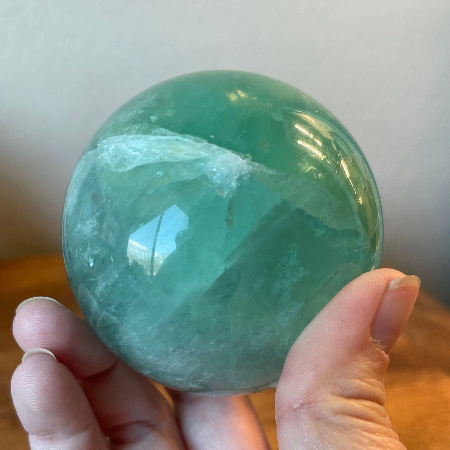 DISCOUNTED - Green Fluorite Sphere