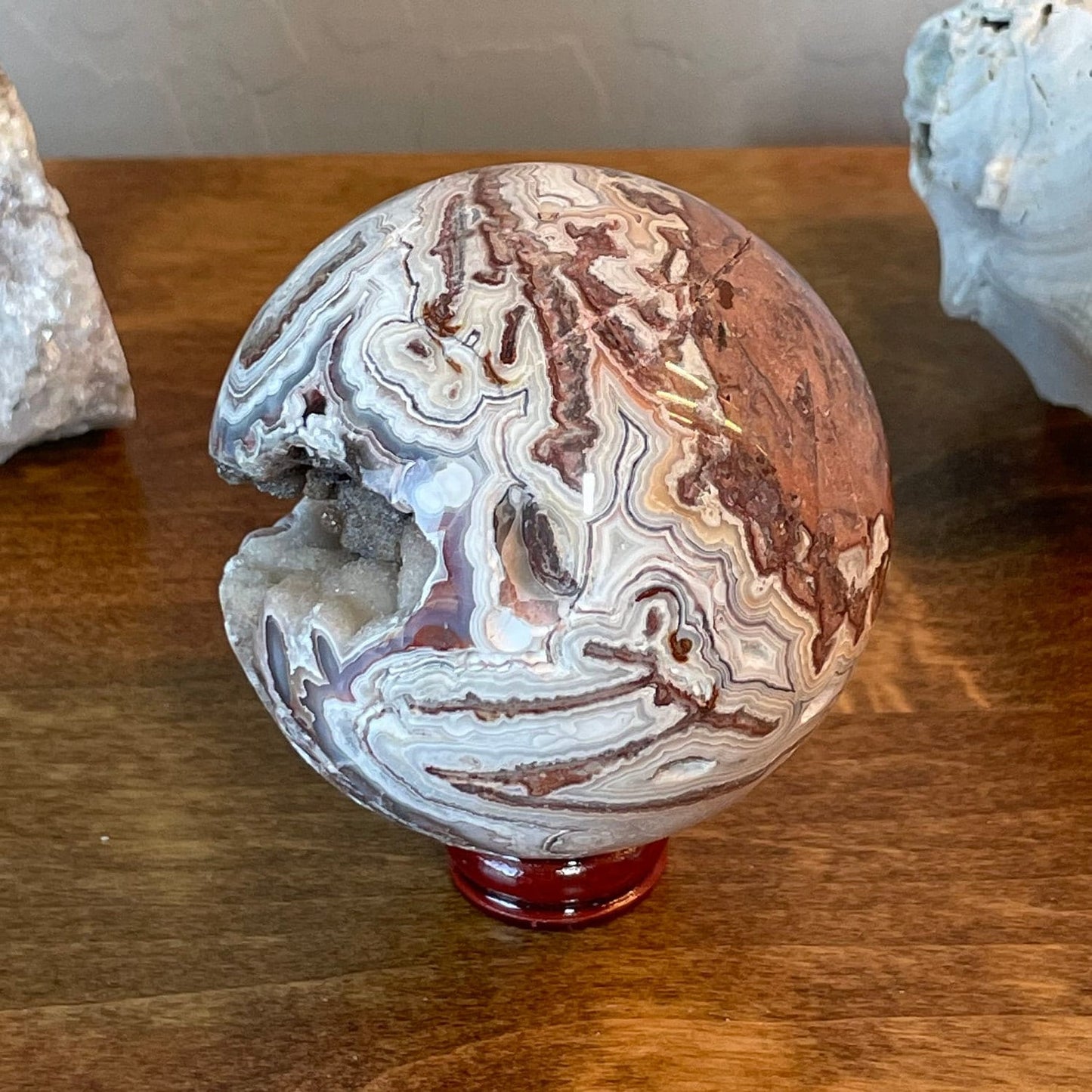 Mexican Lace Agate Sphere