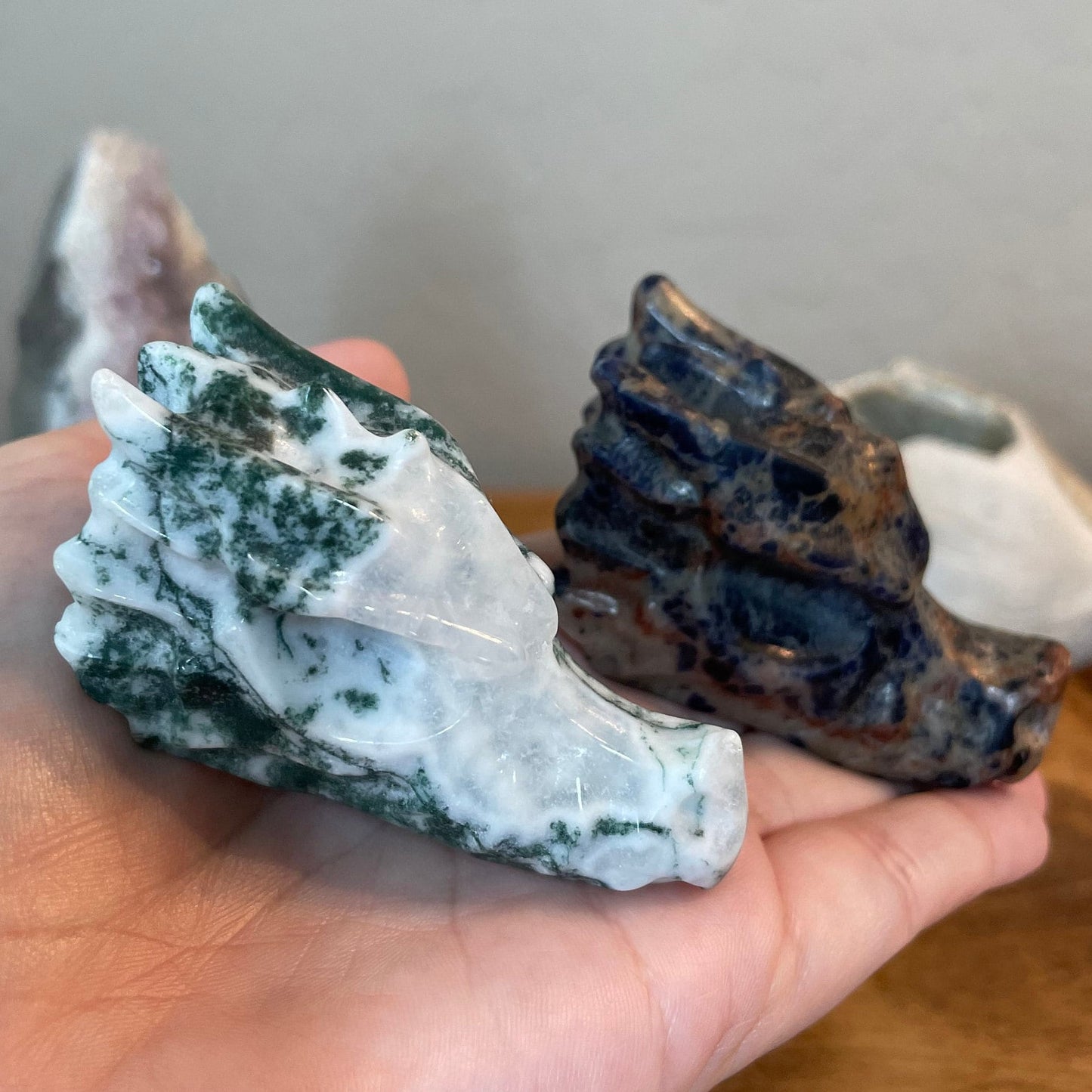 Small Dragonhead Carving, You Choose