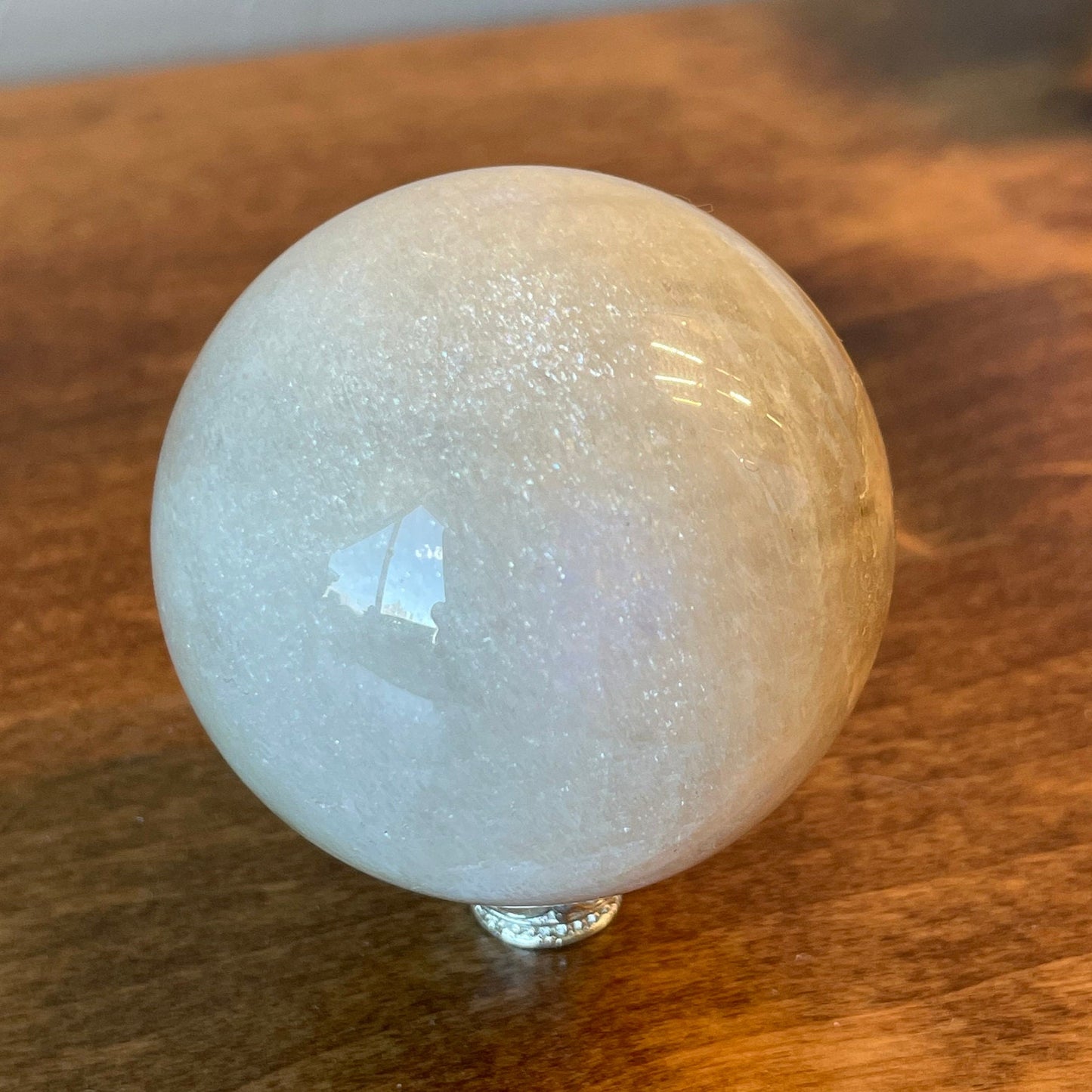 White Moonstone Sphere