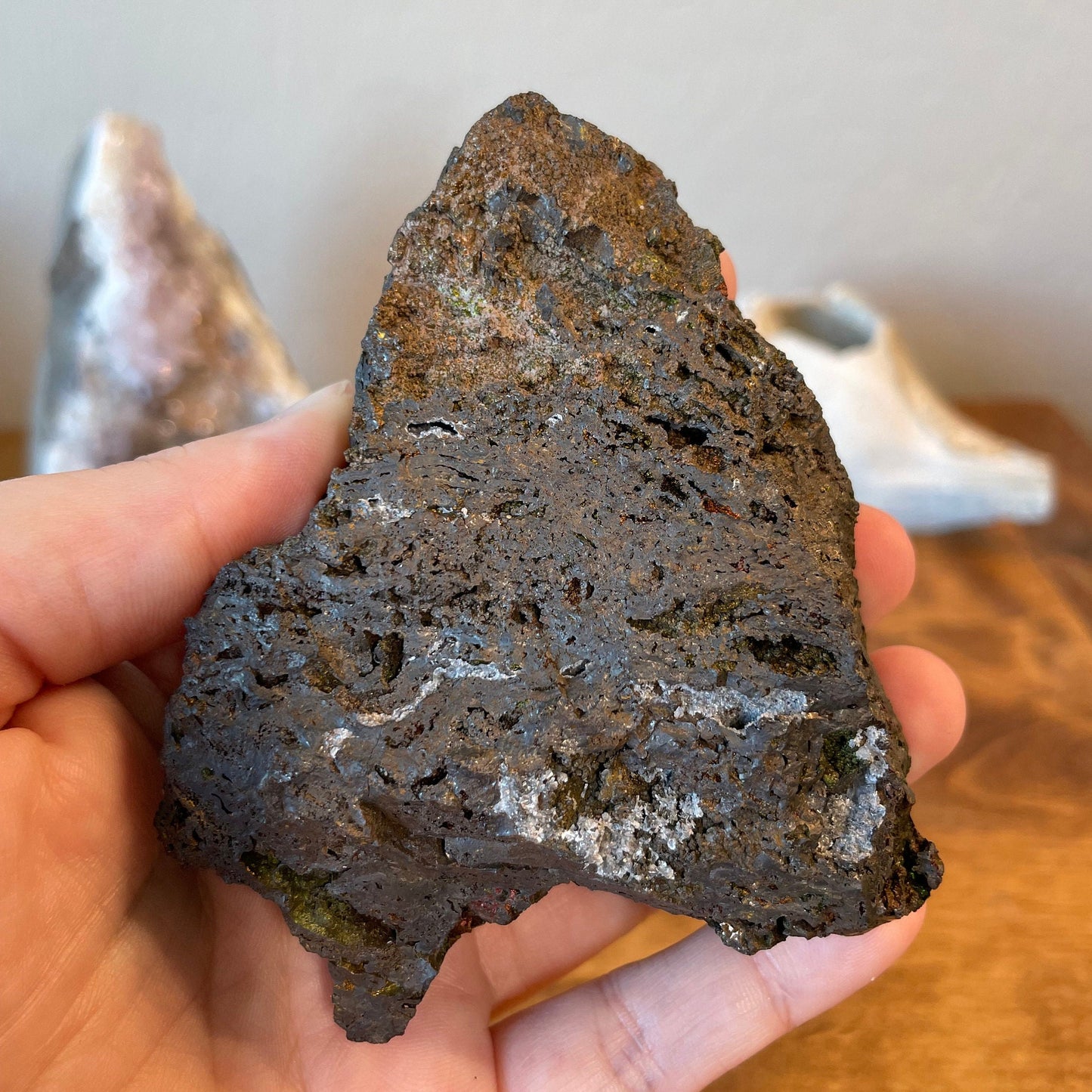 Iridescent Turgite from Ojela Mine, Mexico