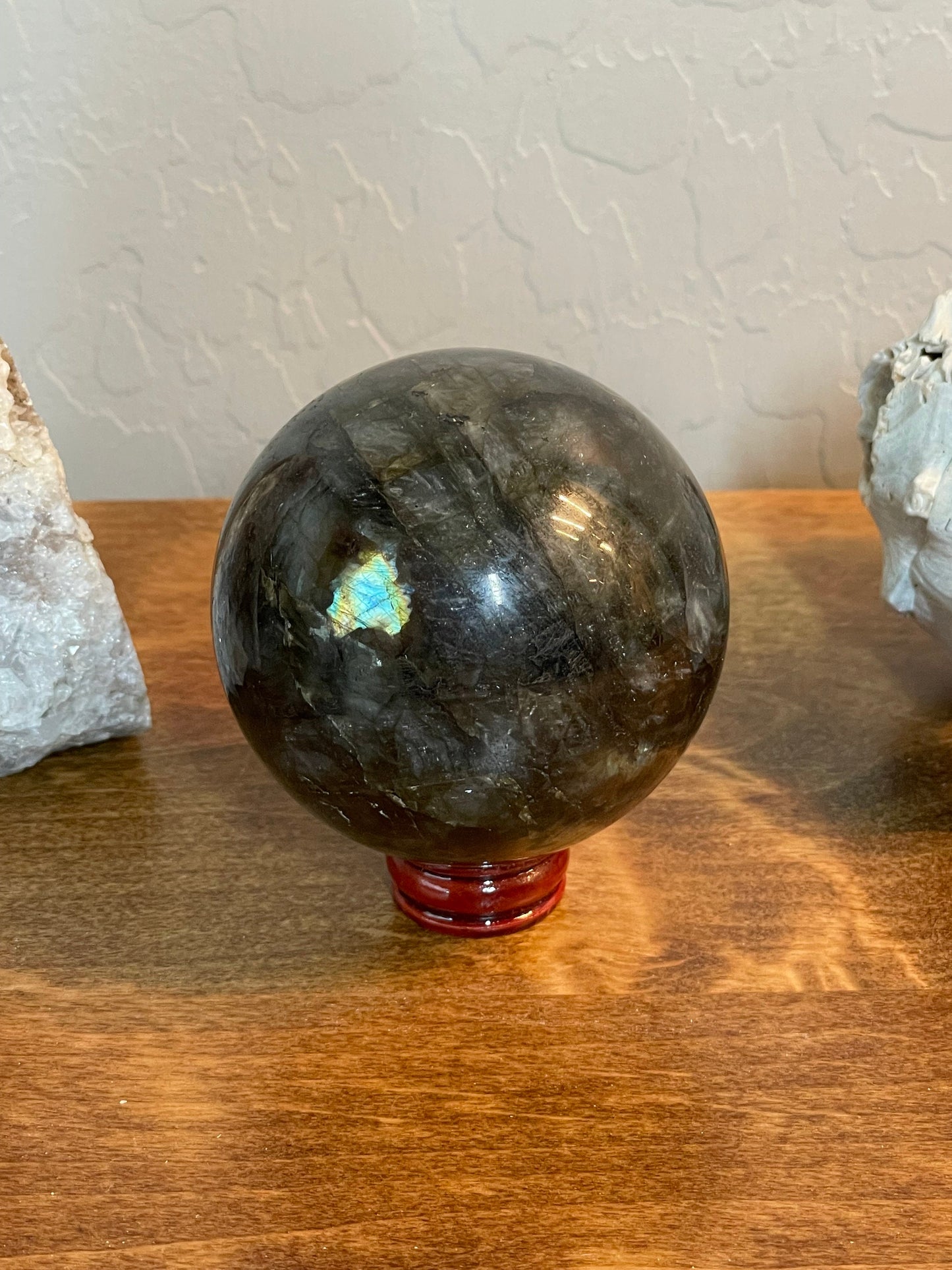 Dark Labradorite Sphere