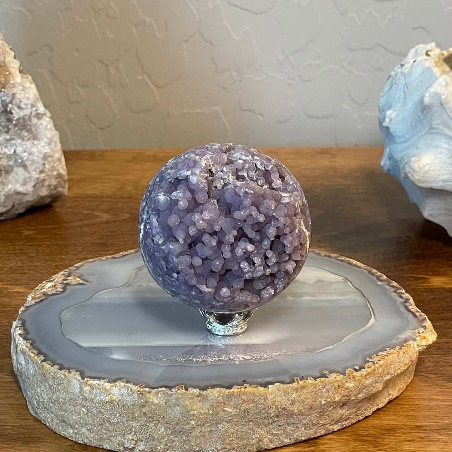 Grape Agate Sphere #2
