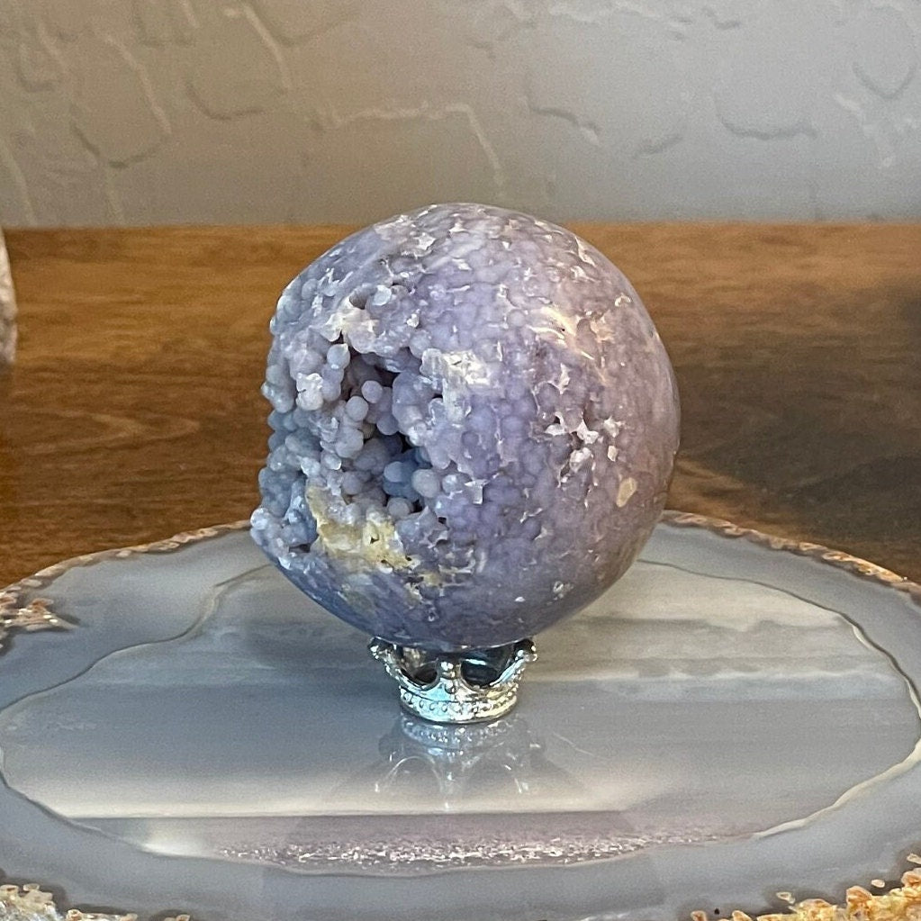 Grape Agate Sphere #1