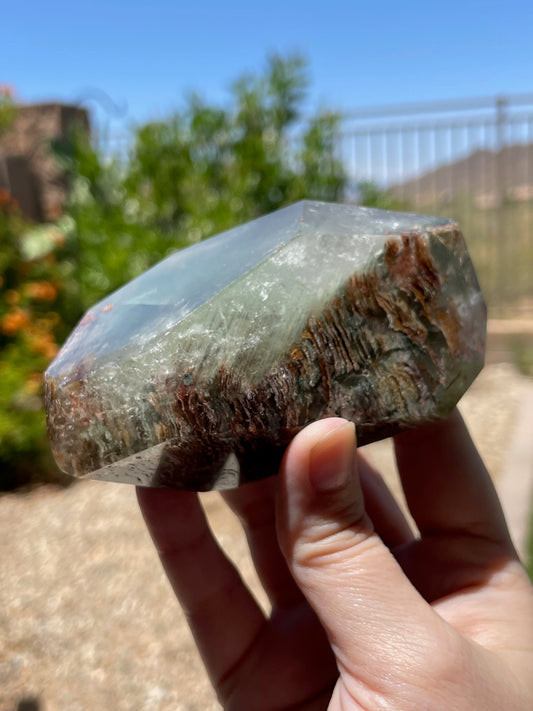 Thousand Layer Garden Quartz Freeform