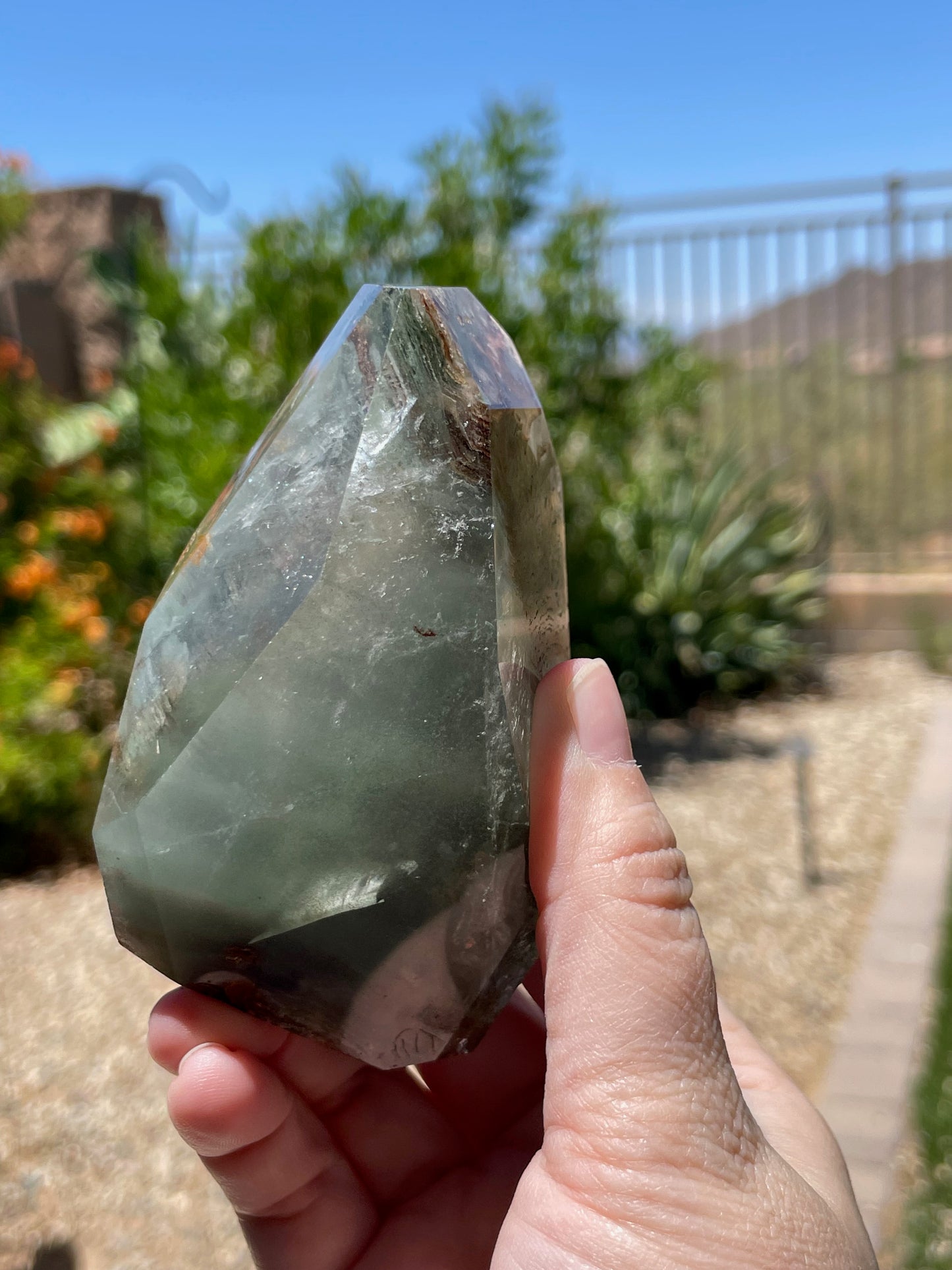 Thousand Layer Garden Quartz Freeform