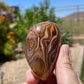 Sardonyx Banded Palm Stone - P05