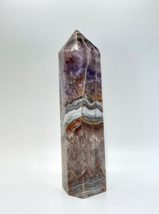 Crazy Lace with Amethyst Tower