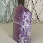 Purple Raw Edge Fluorite, Natural Crystal Slab