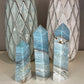 Large Ocean Blue Caribbean Calcite, Blue Sky or Pistachio Tower Natural Crystal