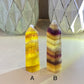 Yellow and Purple Fluorite Tower Point, Natural Crystal