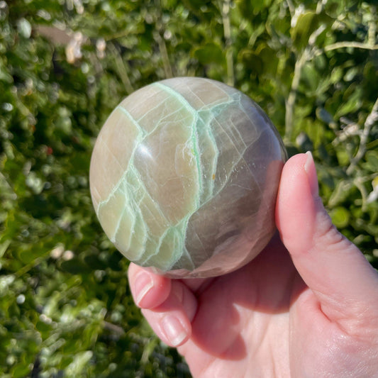 Garnierite Green Moonstone Sphere