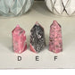 Small Rhodochrosite Tower, Natural Crystal, You Choose