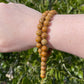 Natural 8mm Walnut Stone Beads, Wood Stone