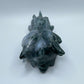 Moss Agate Dragon Head