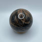 Stunning Black Moonstone Sphere with Silver Flash
