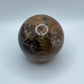 Stunning Black Moonstone Sphere with Silver Flash