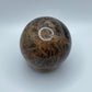Stunning Black Moonstone Sphere with Silver Flash