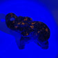 Yooperlite UV Reactive Elephant Carving