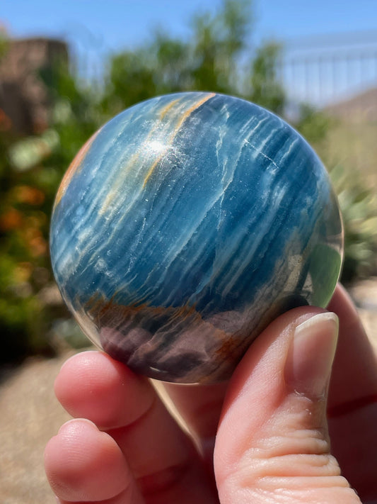 Lemurian Calcite Sphere