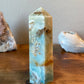 Medium Caribbean Calcite Tower with Druzy and Aragonite