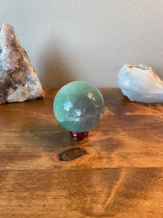 DISCOUNTED - Green Fluorite Sphere