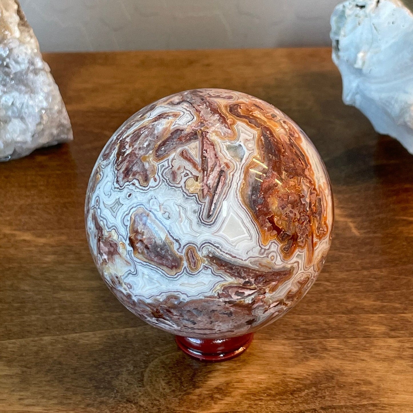 Mexican Lace Agate Sphere