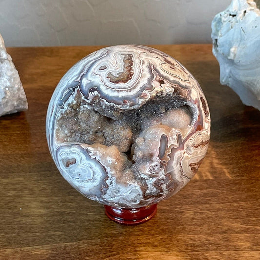 Mexican Lace Agate Sphere