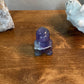Purple Fluorite Dino Carving
