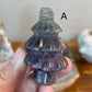 Fluorite Holiday Tree Carving