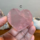 Rose Quartz Heart Carving