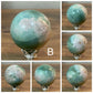 Green Flower Agate Sphere