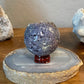 Medium 54mm Grape Agate Sphere, Bi-Color