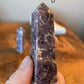 Gem Lepidolite Unicorn Stone Tower