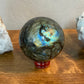 Dark Labradorite Sphere