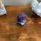 Purple Fluorite Dino Carving