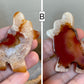 Carnelian-Sardonyx Animal Carvings