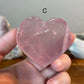 Rose Quartz Heart Carving