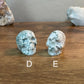 You Choose, Moss and Tree Agate Skull Carvings