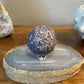 Sparkly Deep Purple Grape Agate Sphere