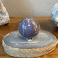 Sparkly Deep Purple Grape Agate Sphere